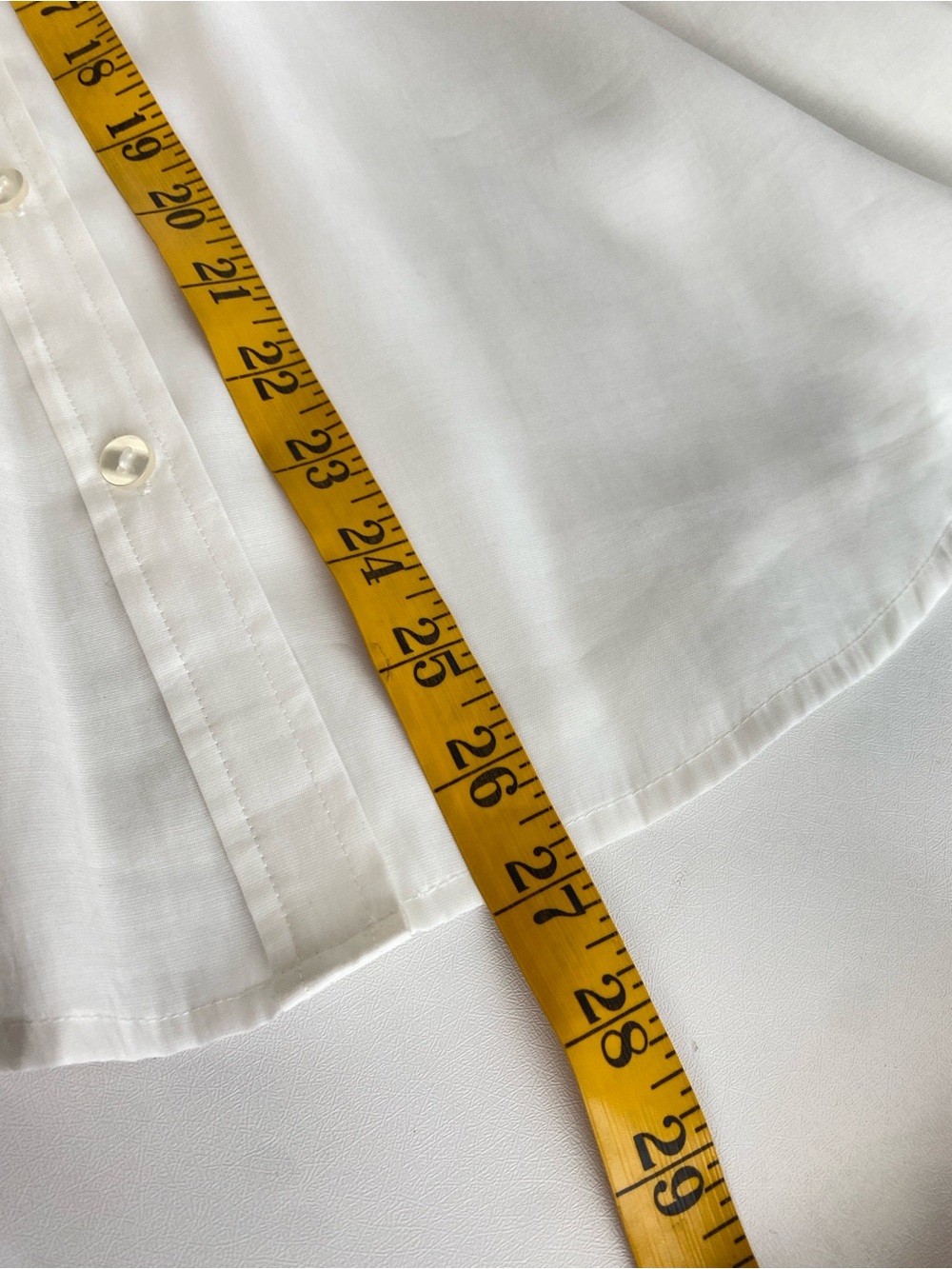 Chico's Ivory White Button Front Camp Shirt Size 1 Medium Roll Tab Sleeve Modal - Picture 16 of 16